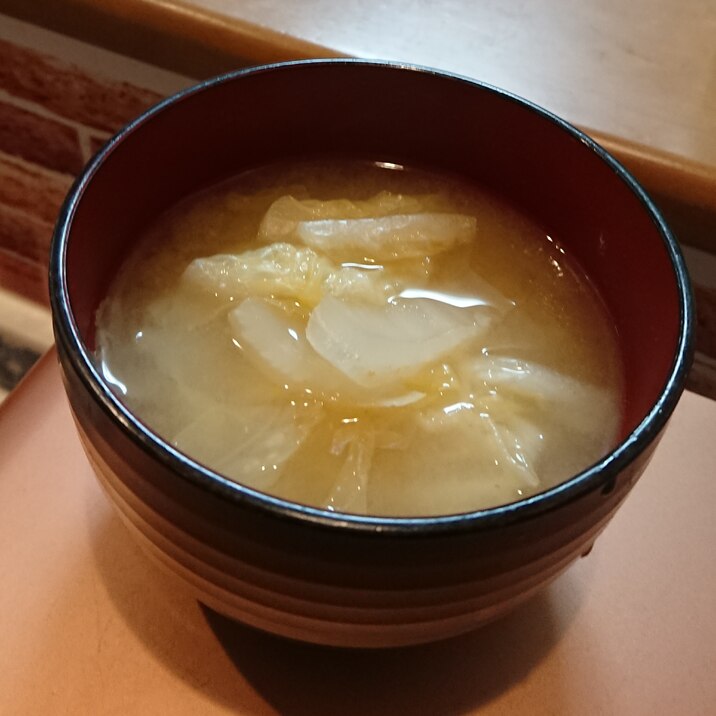 白菜のお味噌汁